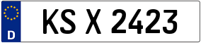 Truck License Plate